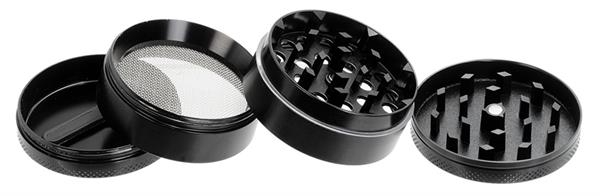 CNC Aluminium Grinder Pollinator 4-part ø 50mm 37mm hoch "Pride - Love is Love"